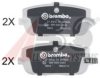 A.B.S. 37550S Brake Pad Set, disc brake